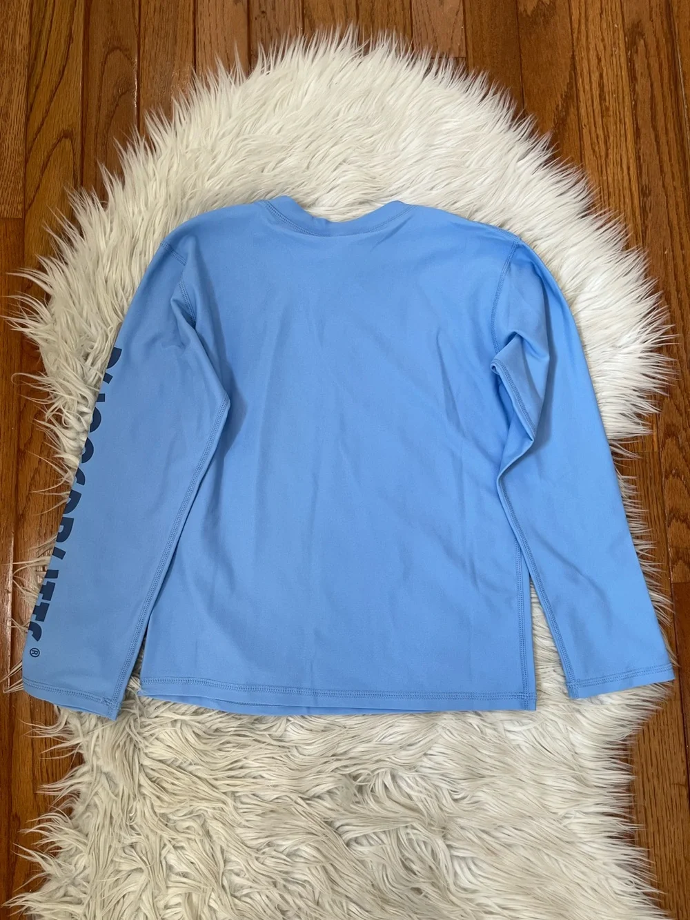 {Rugged Butts} Long Sleeve Rash Guard in Cornflower Blue - Boys 10 - NWT
